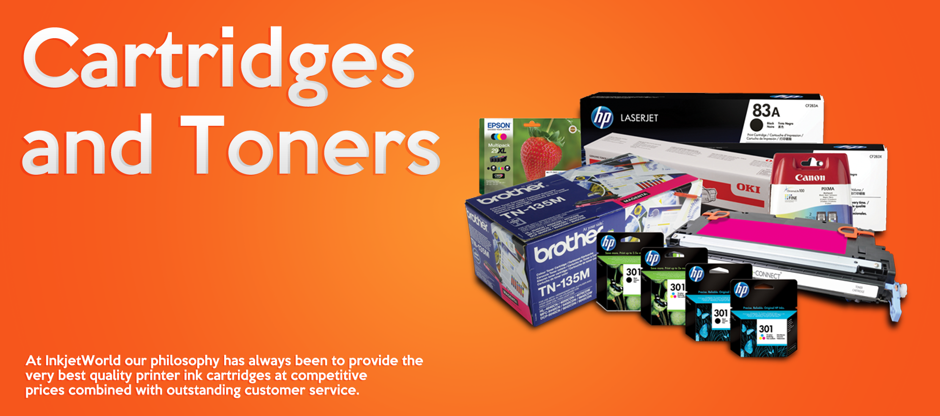 Cartridges and Toners Banner